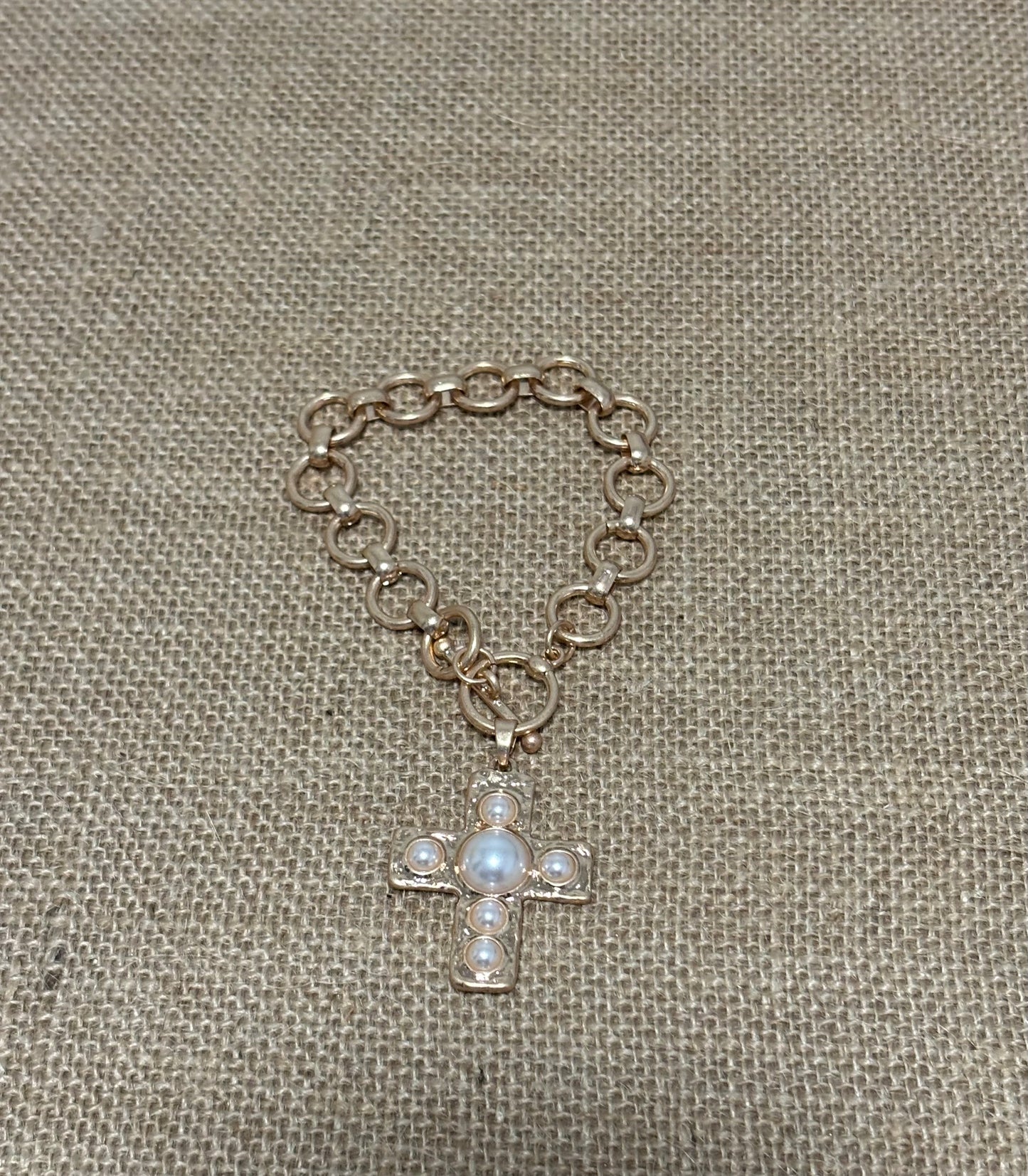 Cross Chain Bracelet