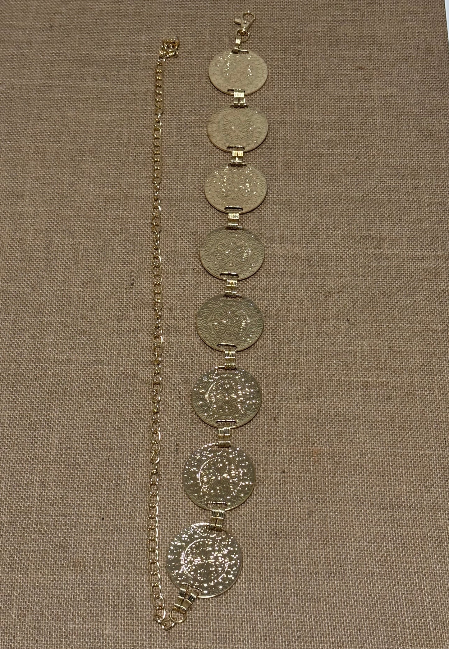 Gold Medallion Belt